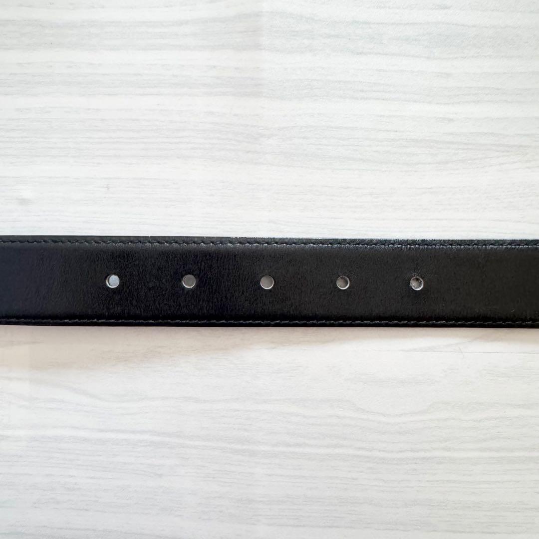 【セール中】CELINE セリーヌ 黒 レザー ベルト 馬車 ブランド