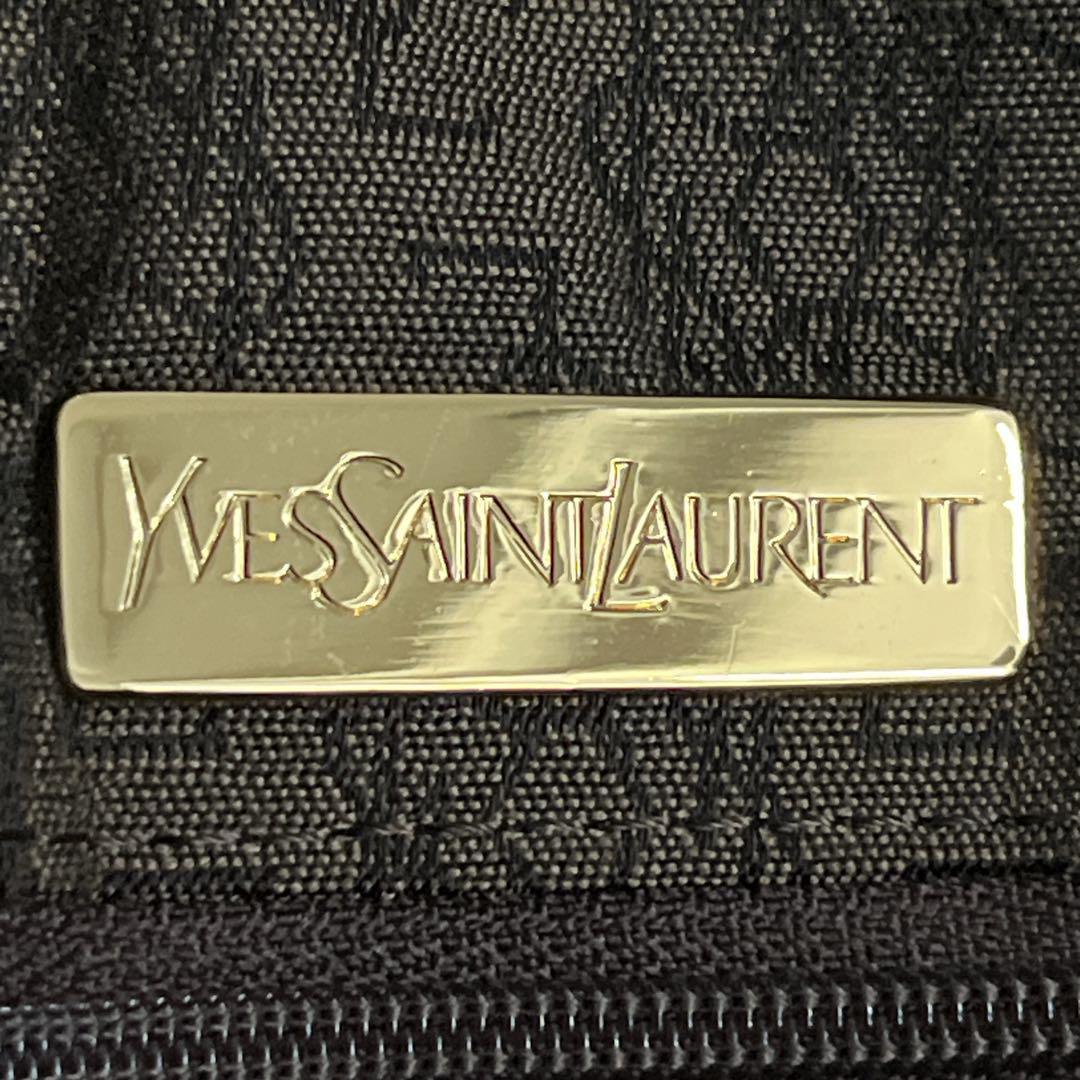 オールド　イヴサンローラン　ハンドバッグ　ミニボストン　エンボスロゴ　YSL