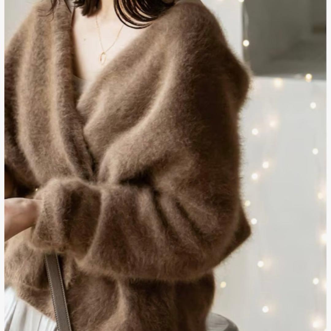 g*h様 Noble ラクーンニットオーバーカーディガン