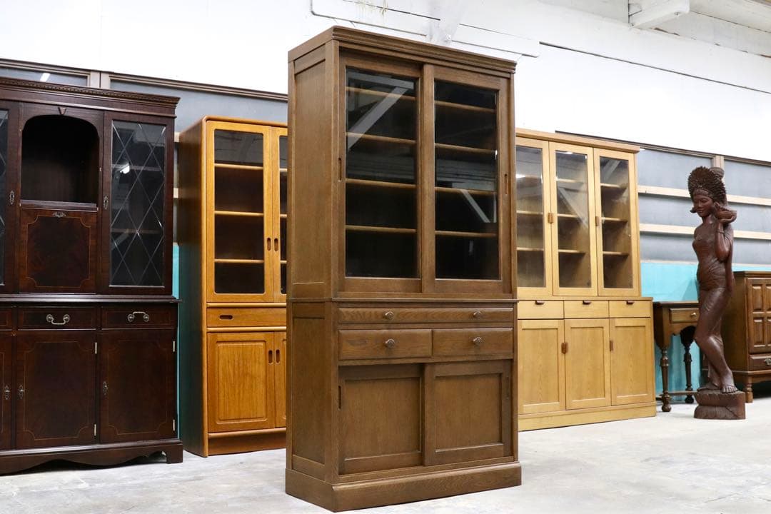 GMIK355○山室家具 ESPOIR エスポアール 食器棚 キャビネット 飾