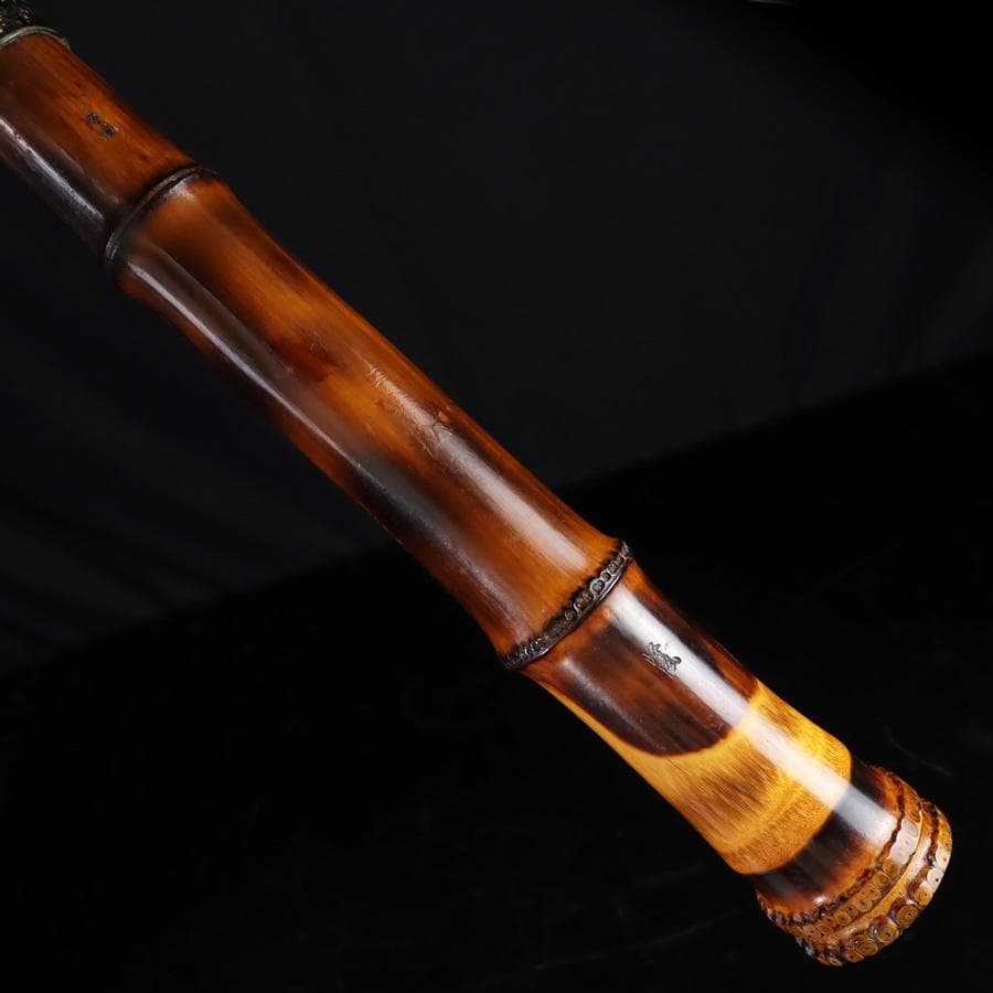 専用Y3279-6 琴古流 尺八 隆風 銀三線 螺鈿細工 全長69.5㎝ 　EE