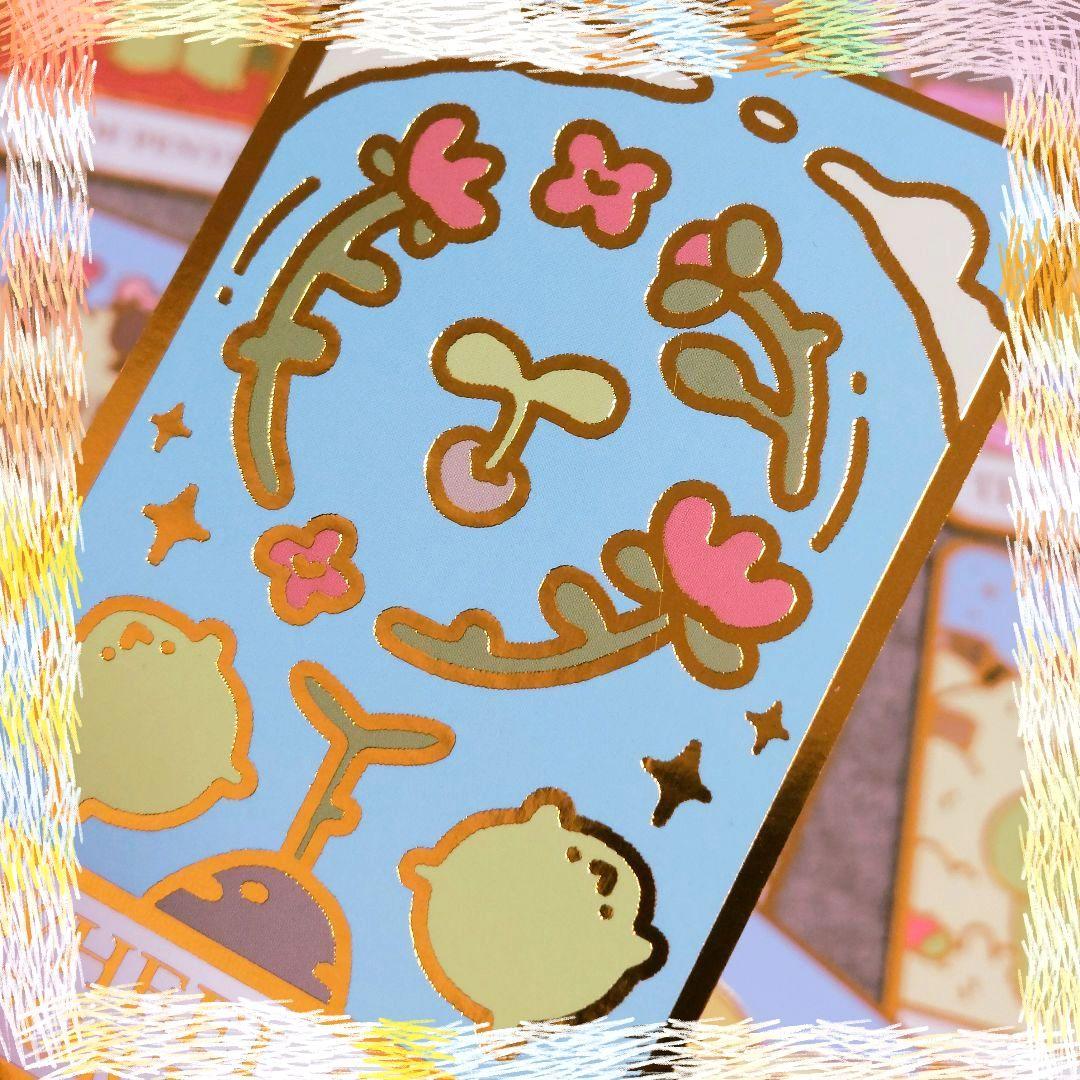 新品♡オール箔押仕様！とってもキュートなカエル王国タロット　全７９枚