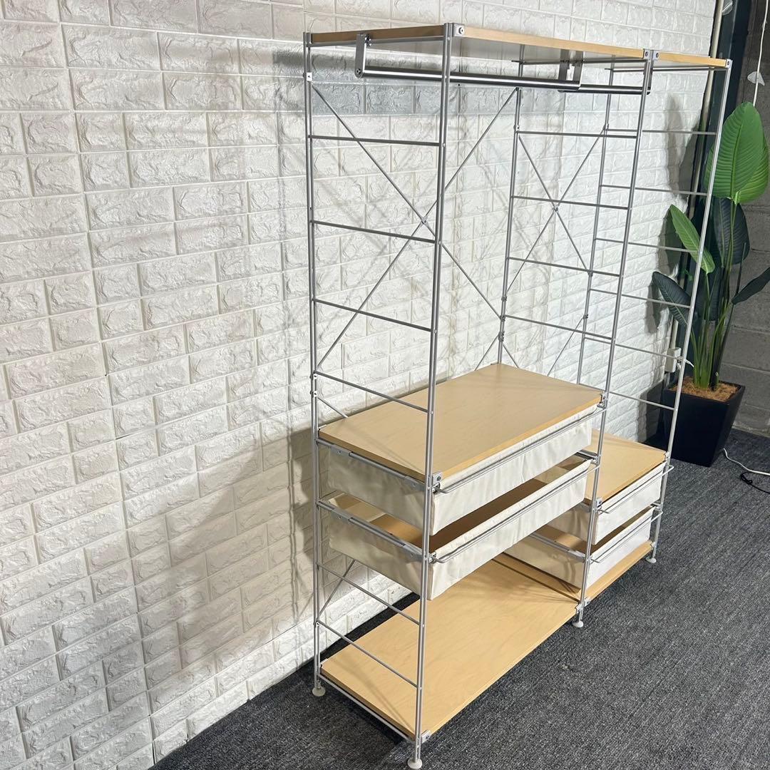 無印良品 ユニットシェルフ ワードローブ 衣類収納 家具 D050