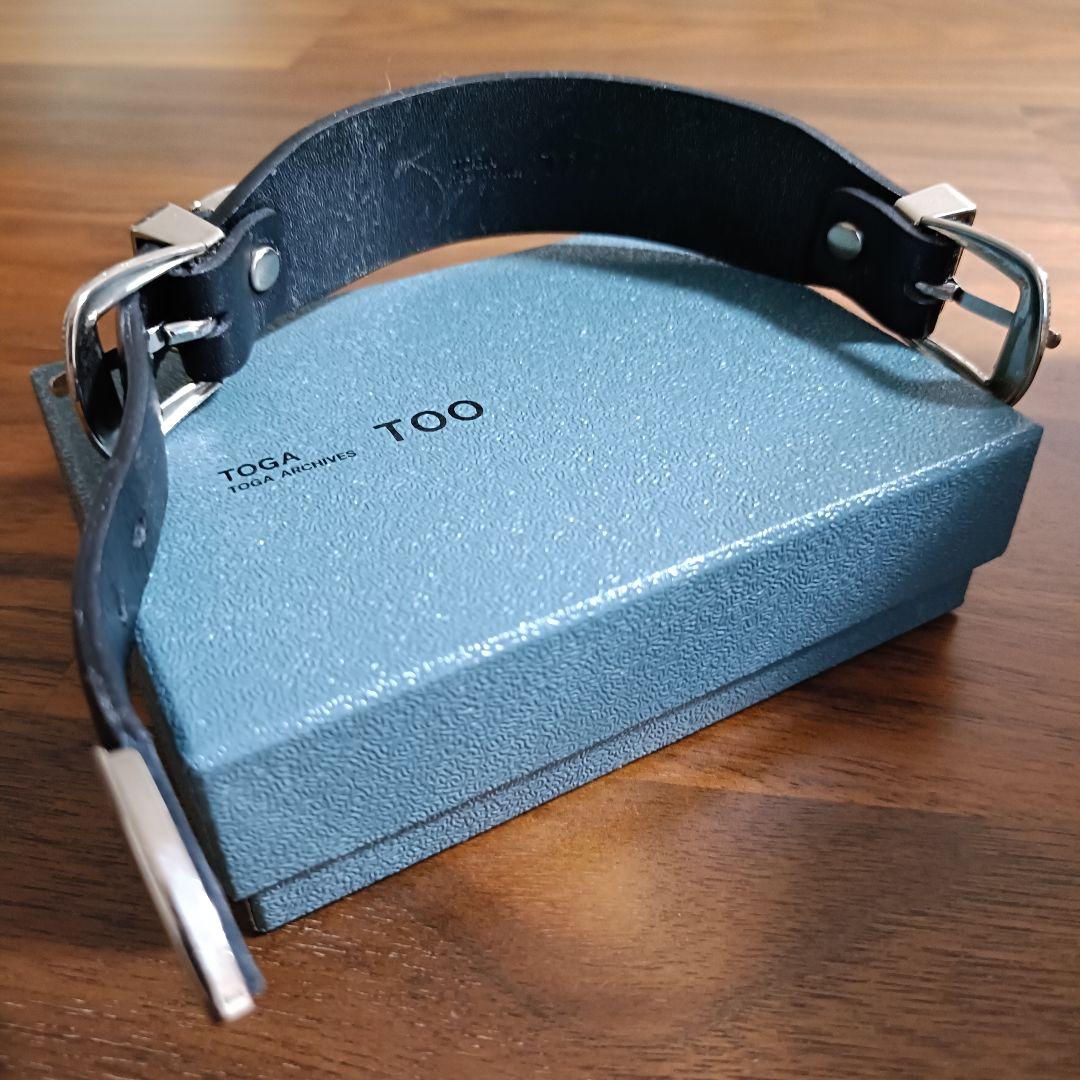 TOGA DOUBLE BUCKLE BANGLE ブラック