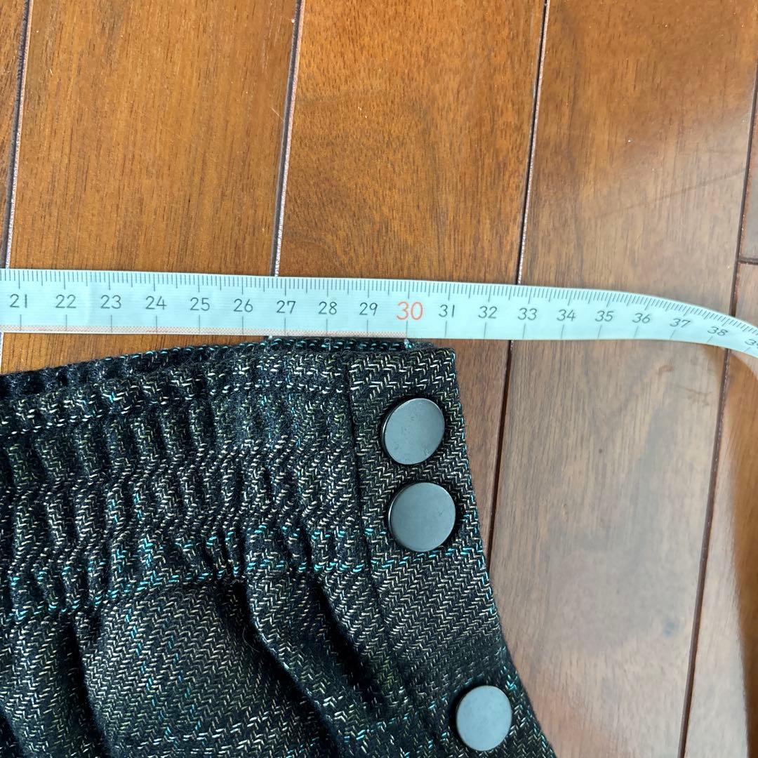 マルジェラ　チェック柄 ゴムウエスト パンツ38サイズ