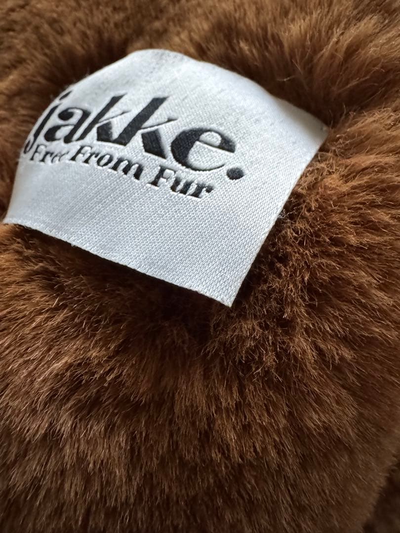 JAKKE ジャッキー フェイクファーコート ブラウン　36