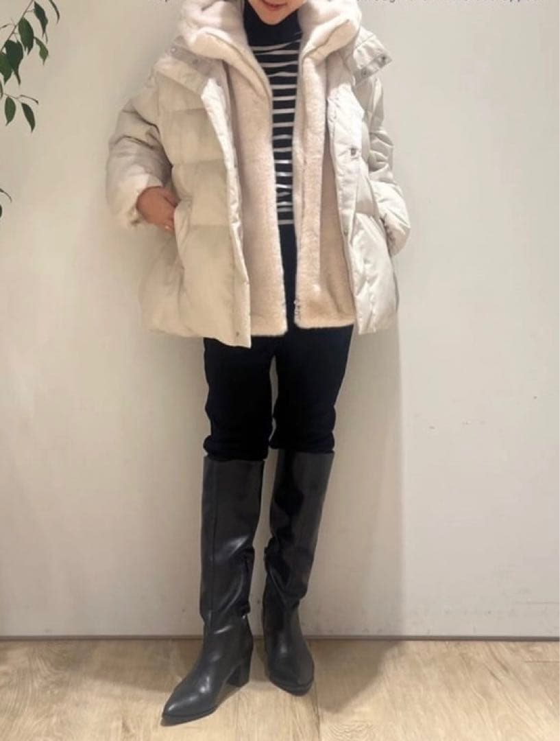 Arpege story ファー付き MINOTECH中綿コート