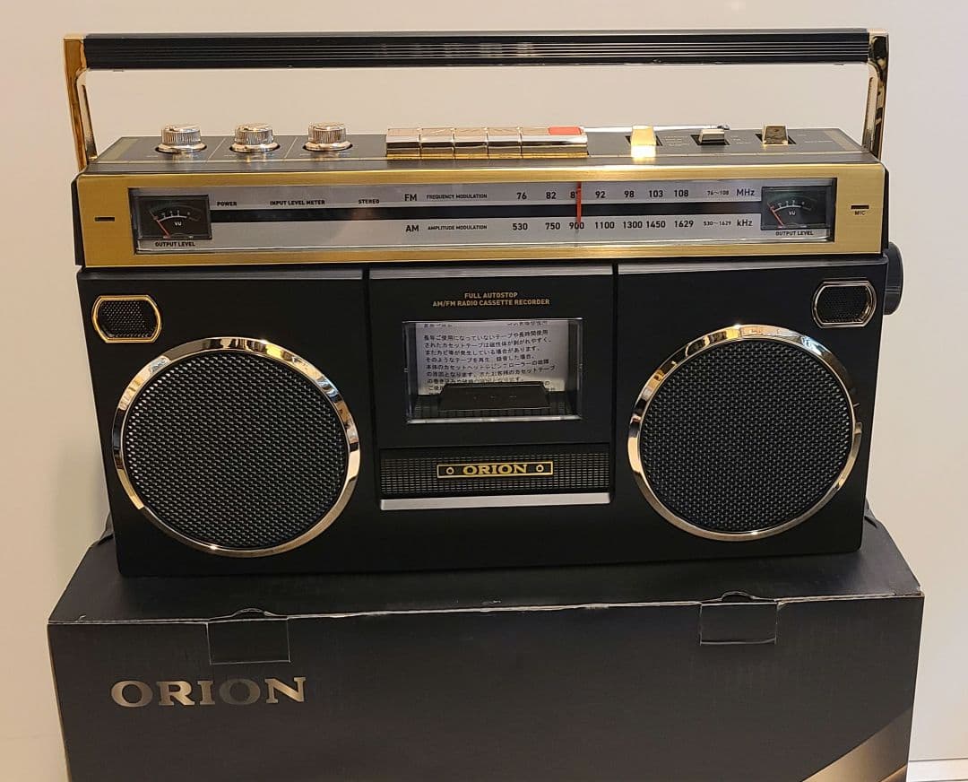 新品 ORION BlueTooth搭載 ステレオ ラジオカセット SCR-B7