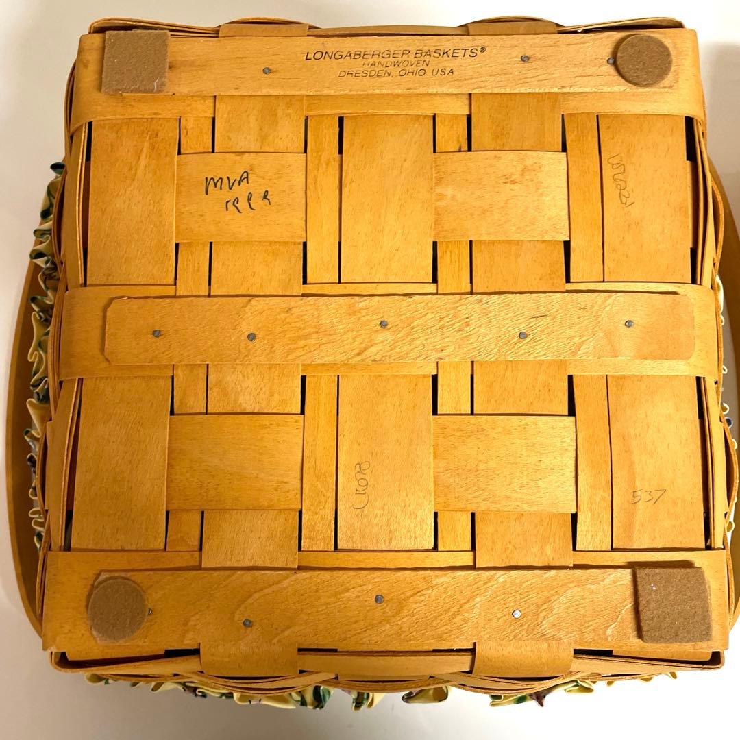 【美品】ロンガバーガー Longaberger バスケット ケーキバスケット