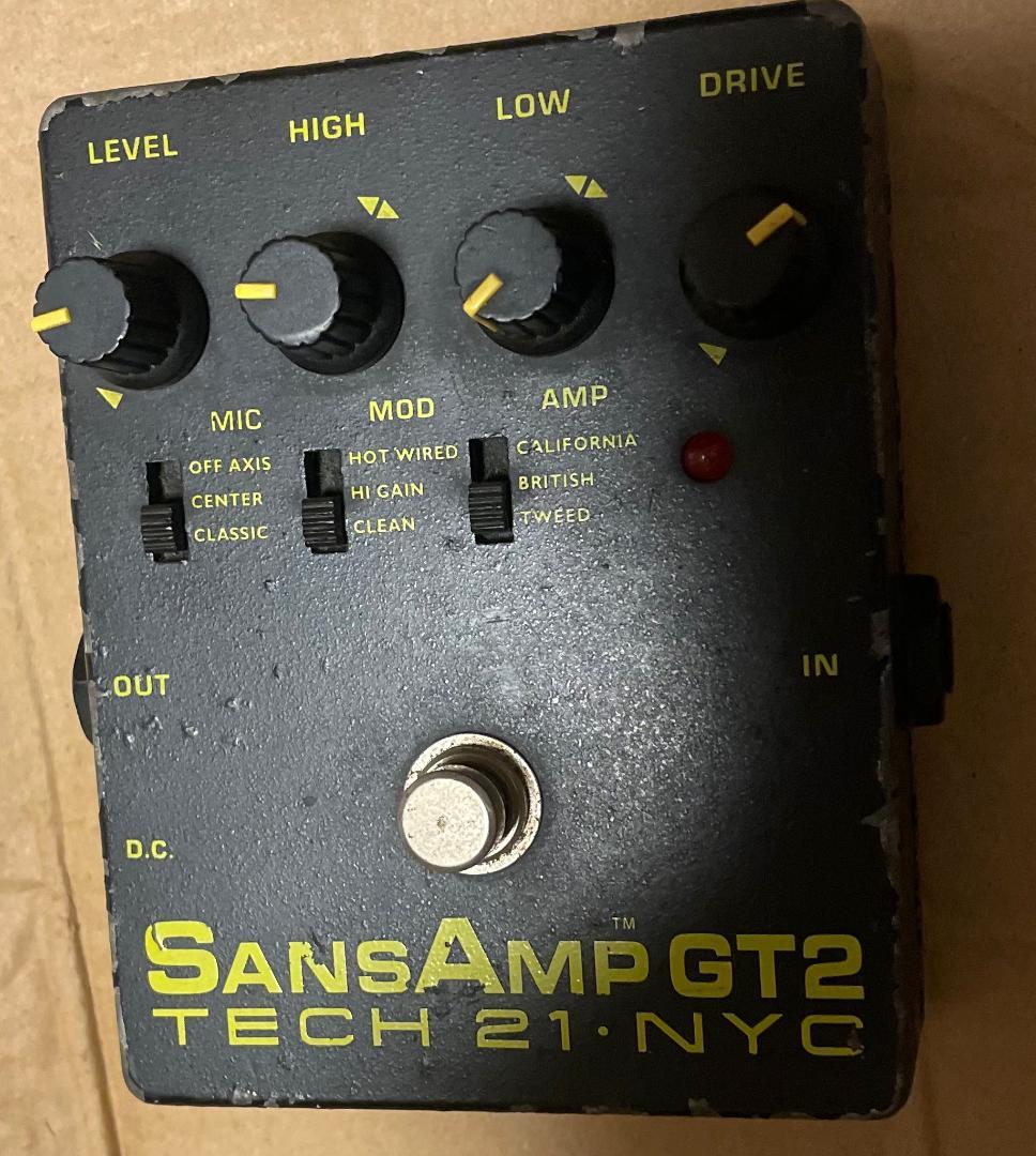 TECH 21 SansAmp GT2 サンズアンプ プリアンプ