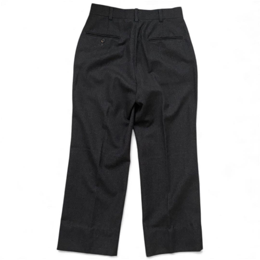 【美品】J. PRESS スリーピース スーツ グレー 毛 100% ストライプ