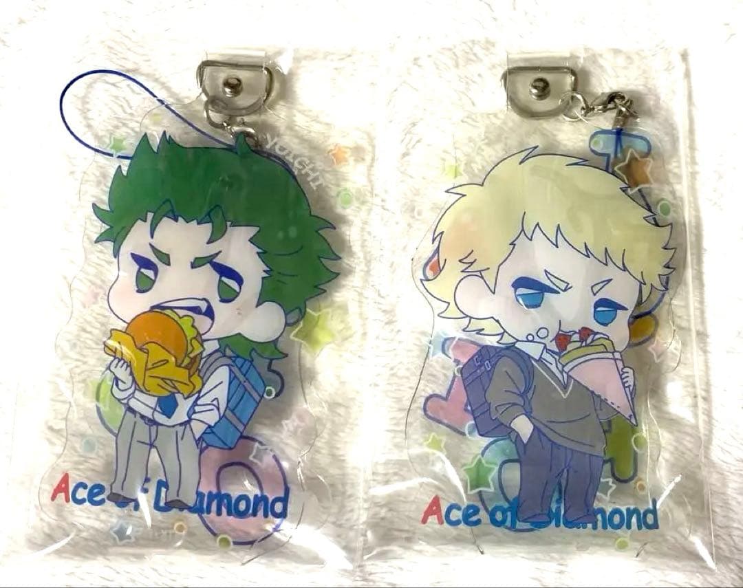 【新品・未使用】ダイヤのA きゃらびにストラップ　BOX 6種　フルコンプ