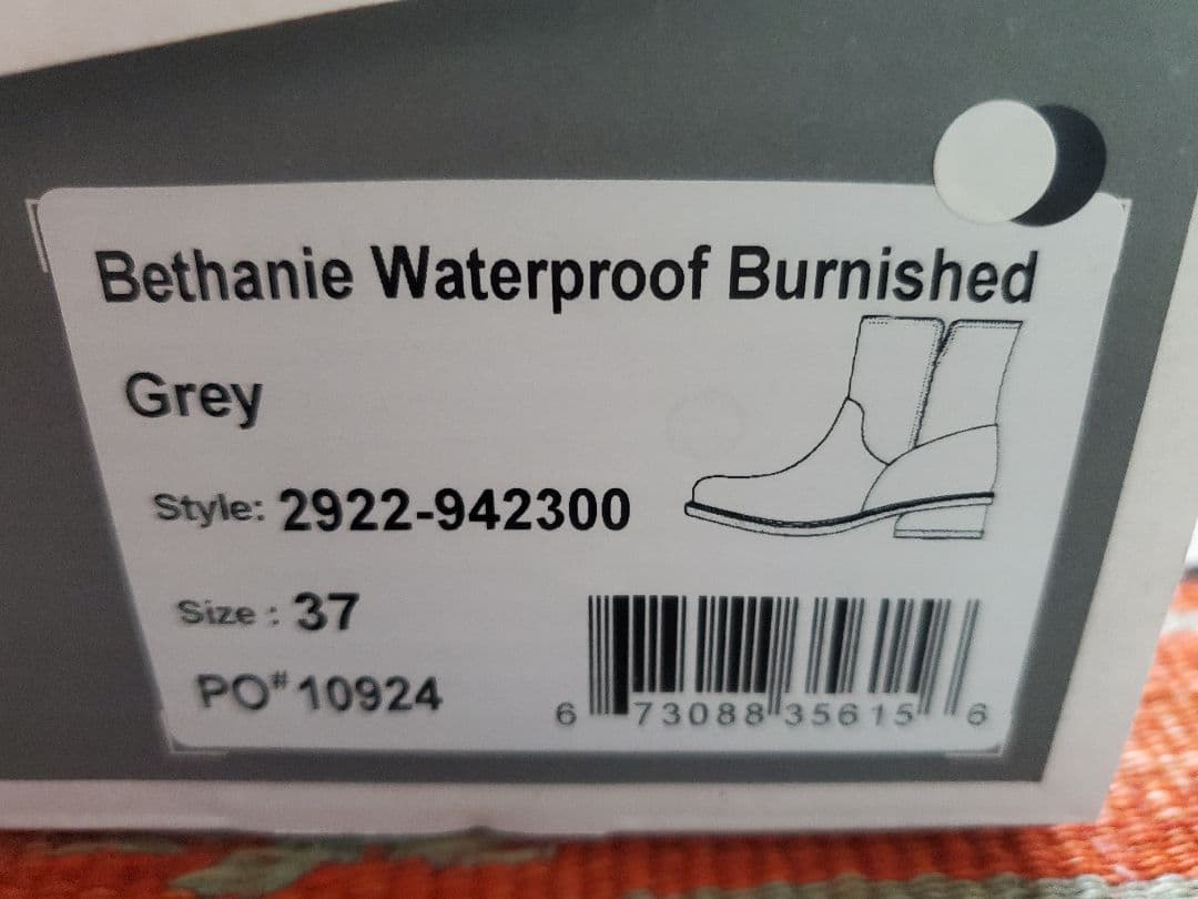 ダンスコ　Bethanie防水レザーブーツ　37インチ