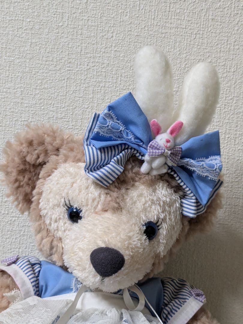 ディズニーリゾート　シェリーメイ　青いドレス♡うさぎ付コスチューム　ぬいぐるみ