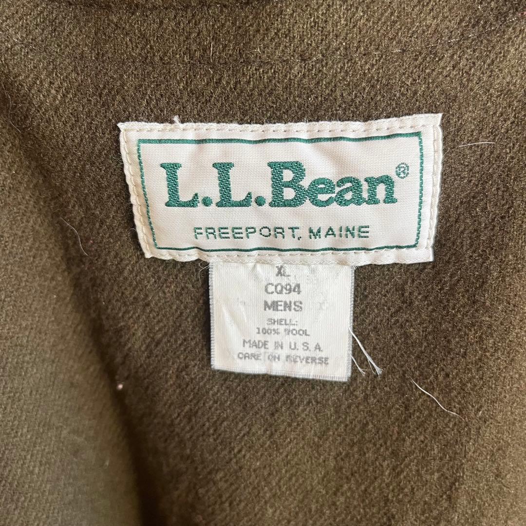 USA 80s 古着 エルエルビーン フィールドコート ダック地 XL