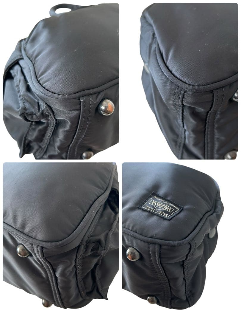 ✨最終出品✨ 廃盤 ヘッドポーター タンカー ミニボストン 黒 ドラムバッグ