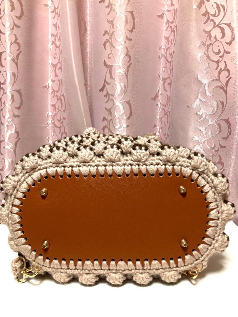 ♥️手編み♥️ハンドメイド♥️フリルリュックバッグ♥️数量限定♥️