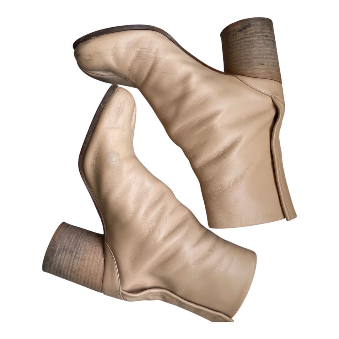 Maison Margiela 足袋アンクルブーツ 37 ベージュ マルジェラ