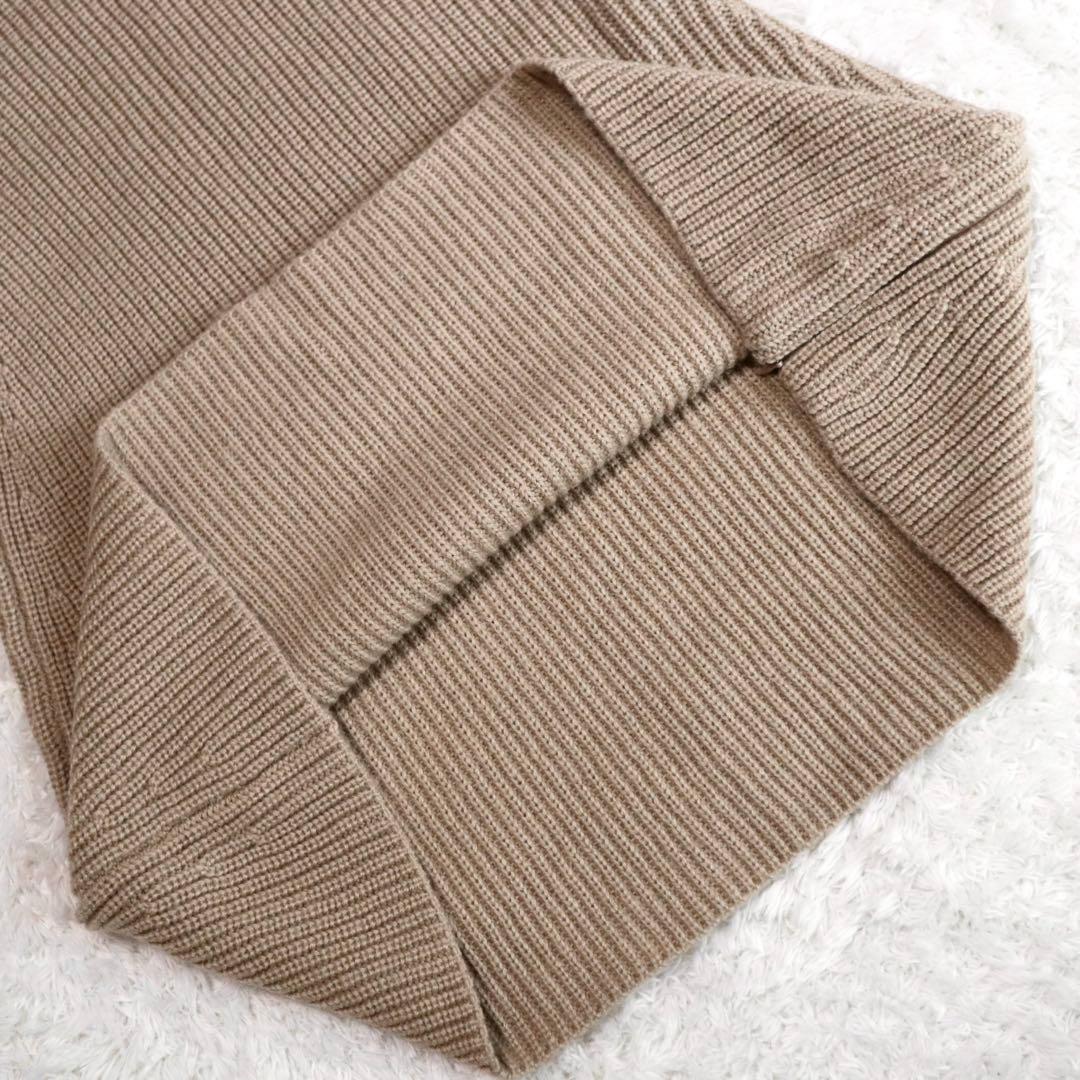 未使用級★GOOD GRIEF! Ribbed Knit Snood ベージュ