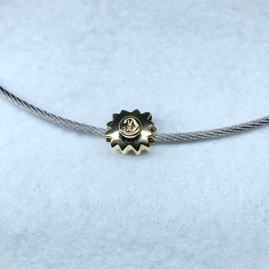 未使用級 フィリップシャリオール ネックレス チョーカー ワイヤー 付属品つき