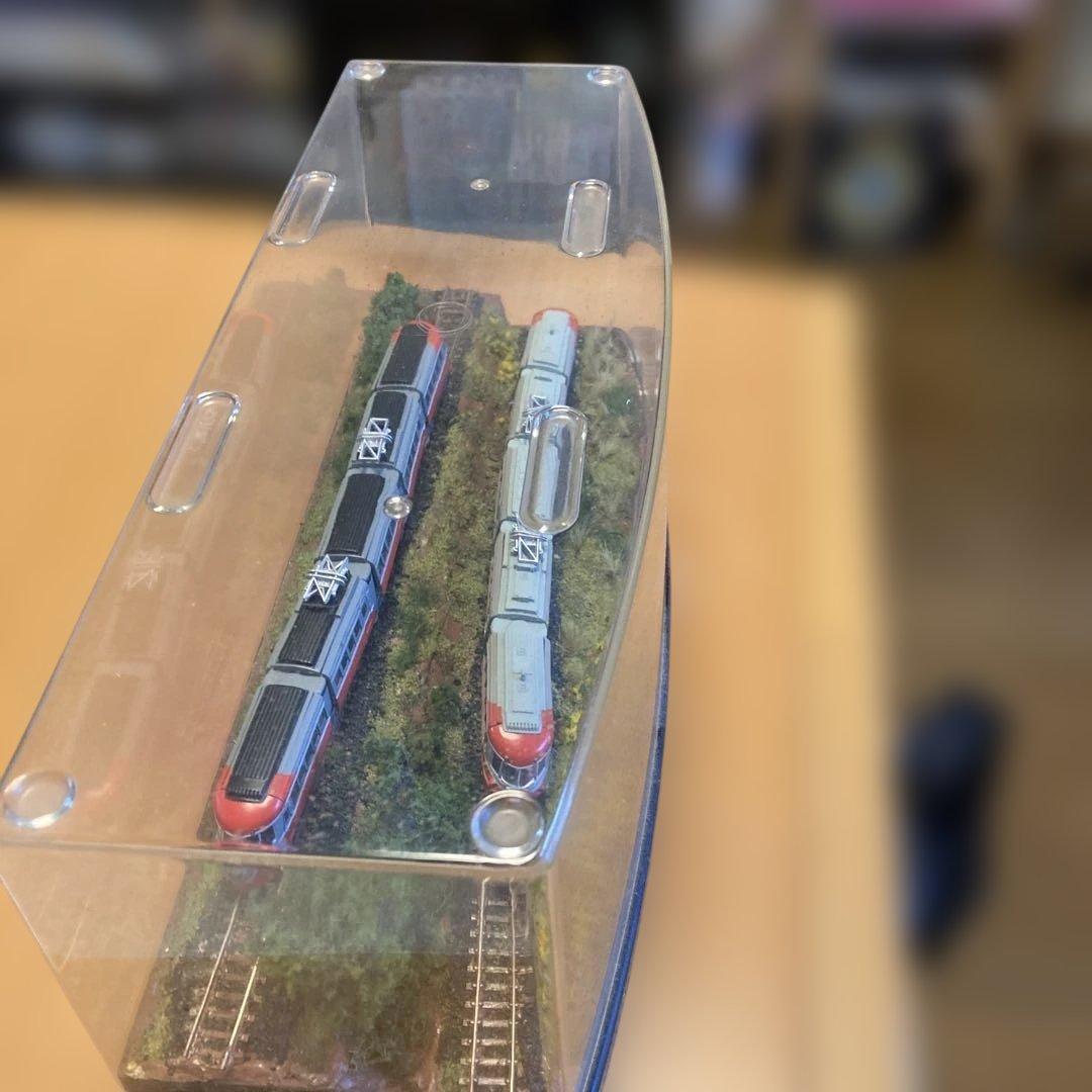 小田急ロマンスカー3000系Nゲージ鉄道模型 ジオラマ