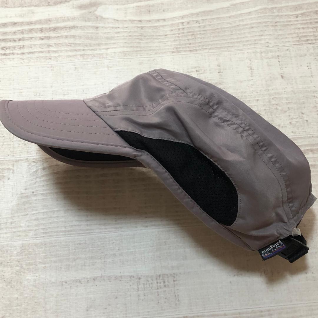 夏のランに最適‼️ パタゴニア ベロシティ・キャップ オシャレなシルバーグレー