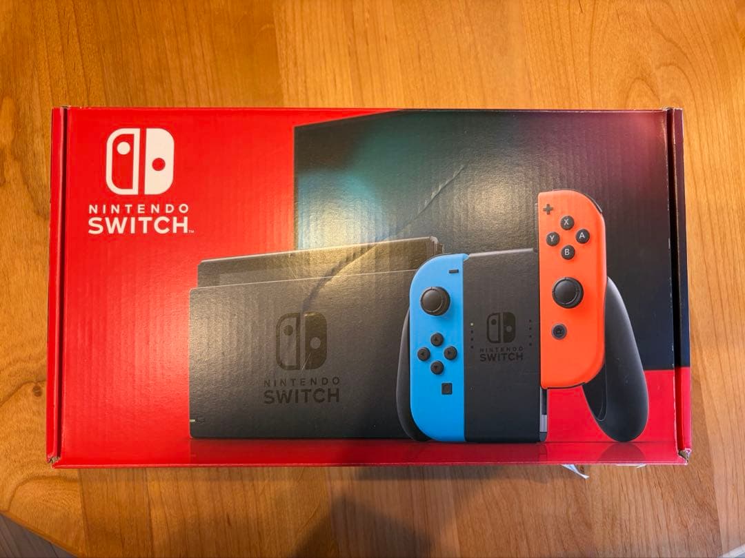 【状態良】Nintendo Switch 本体　箱あり　グリップなし　ソフト付き