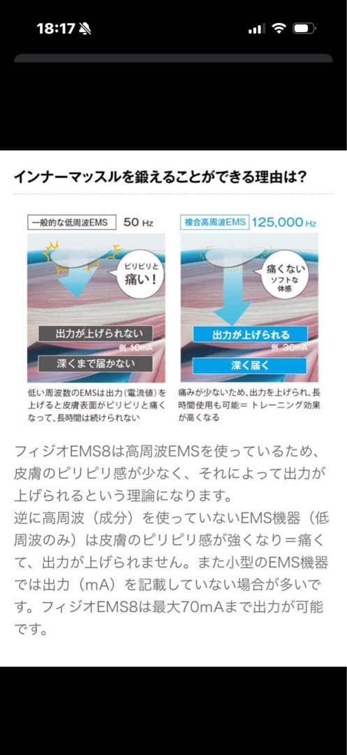 PHYSIO EMS 8 複合高周波EMS