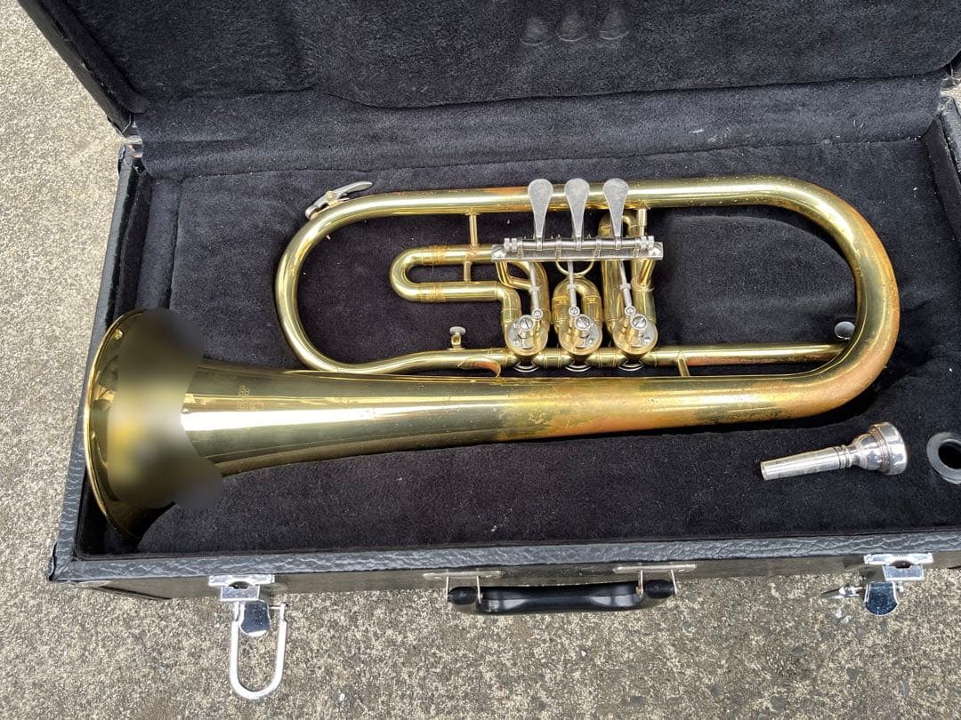 フリューゲルホルン マウスピース付き
