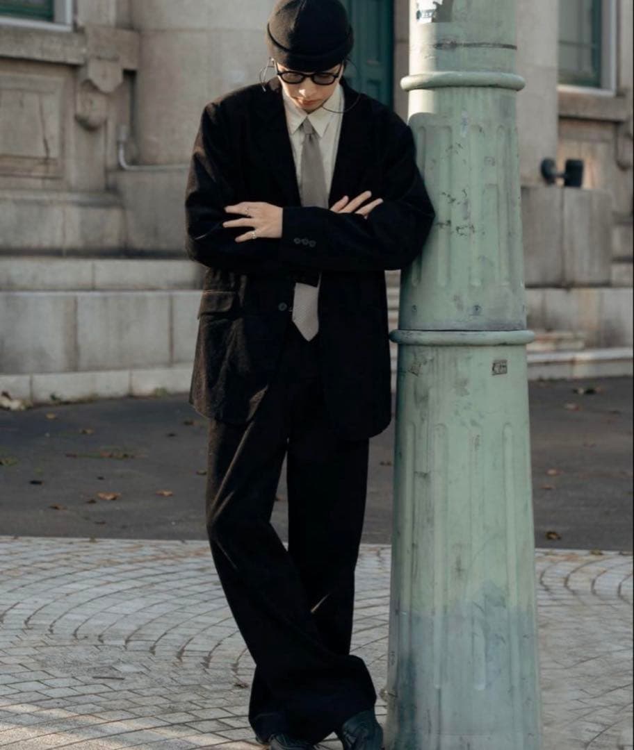 いっちー　Bleme コーデュロイセットアップ　ブラック