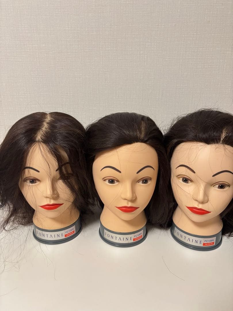 FONTaine ダークブラウン ウィッグ 3体セット