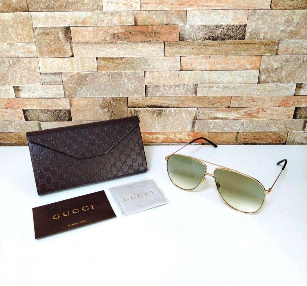 GUCCI 清春愛用　サングラス ディアドロップ ダブルブリッジ