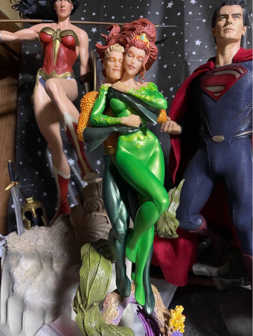 絶版DCアクアマン&メラ スタチュー DCコレクティブルズ