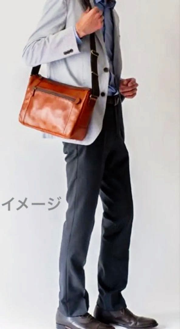 豊岡鞄　ショルダーバッグ メンズ 本革 斜めがけ SADDLE 16452