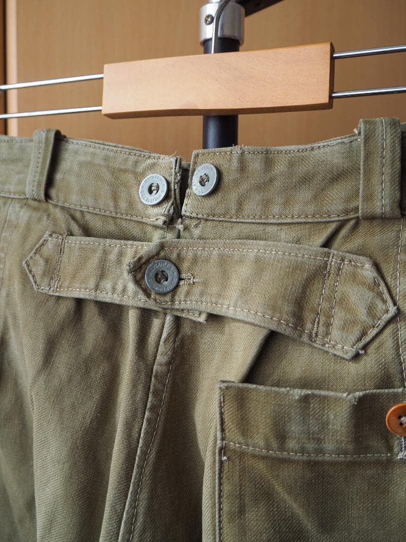 パンツ 1940s French Army Work Trousers