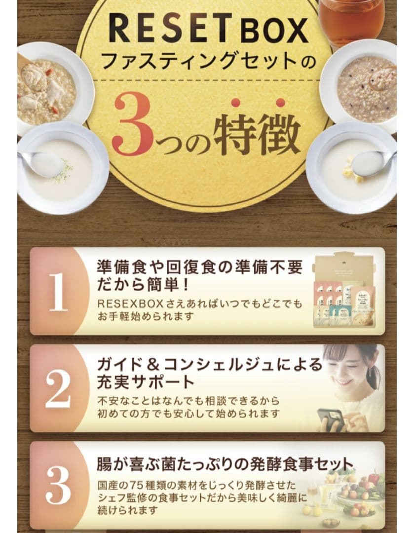 送料込　RESETBOX　2箱セット