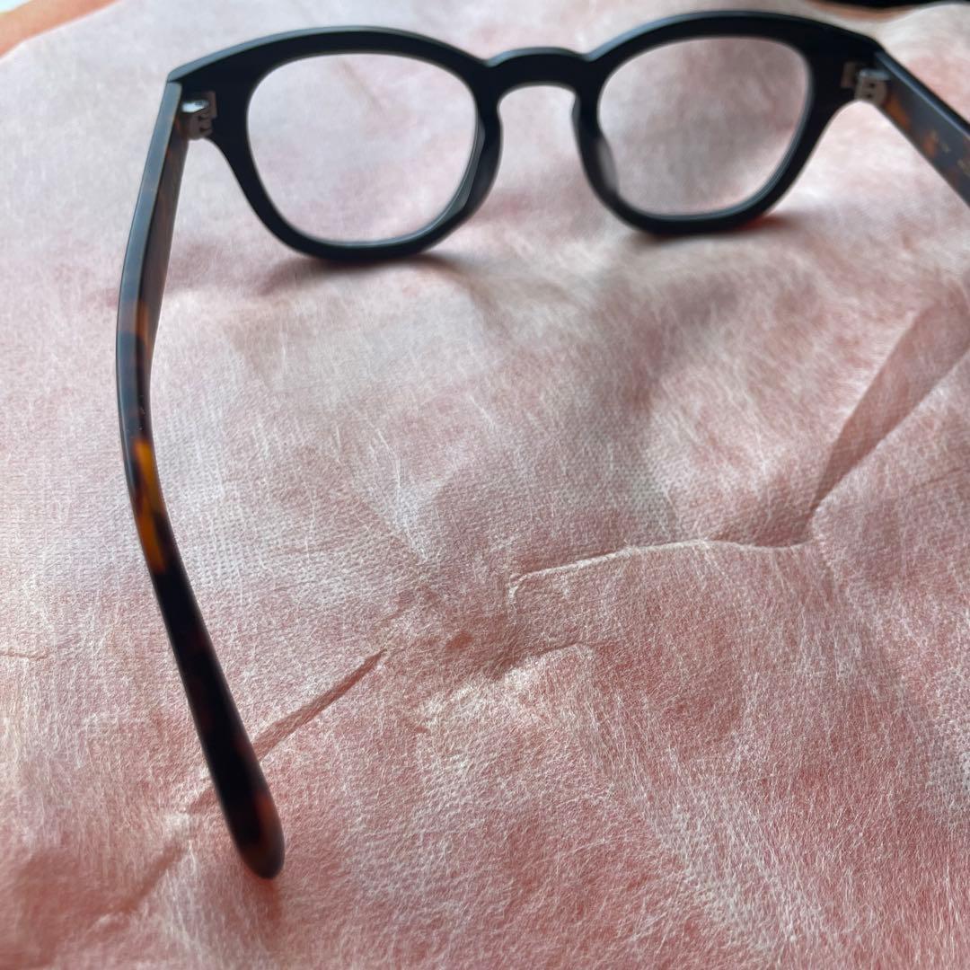 【新品未使用】杉本圭 べっ甲フレーム マット 鯖江産メガネ ブラウンSU-104