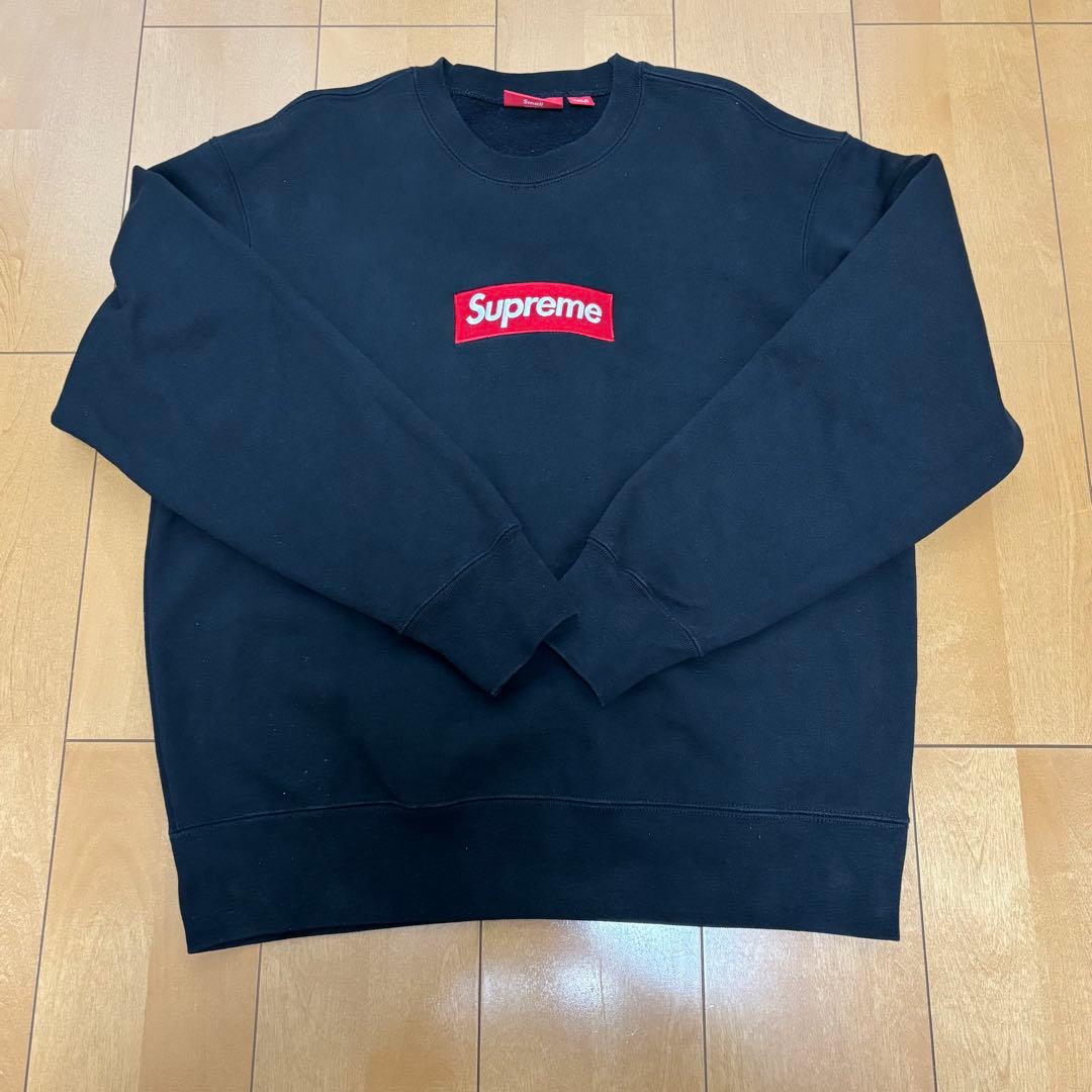 トップス Supreme Box Logo Crewneck Black 22FW