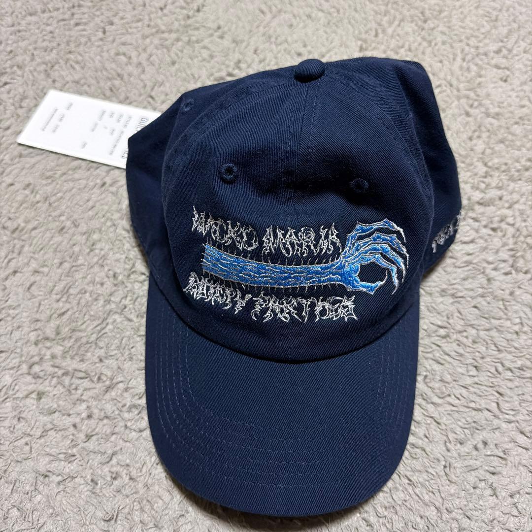 WACKO MARIA NECKFACE キャップ　Cap 天国東京　navy
