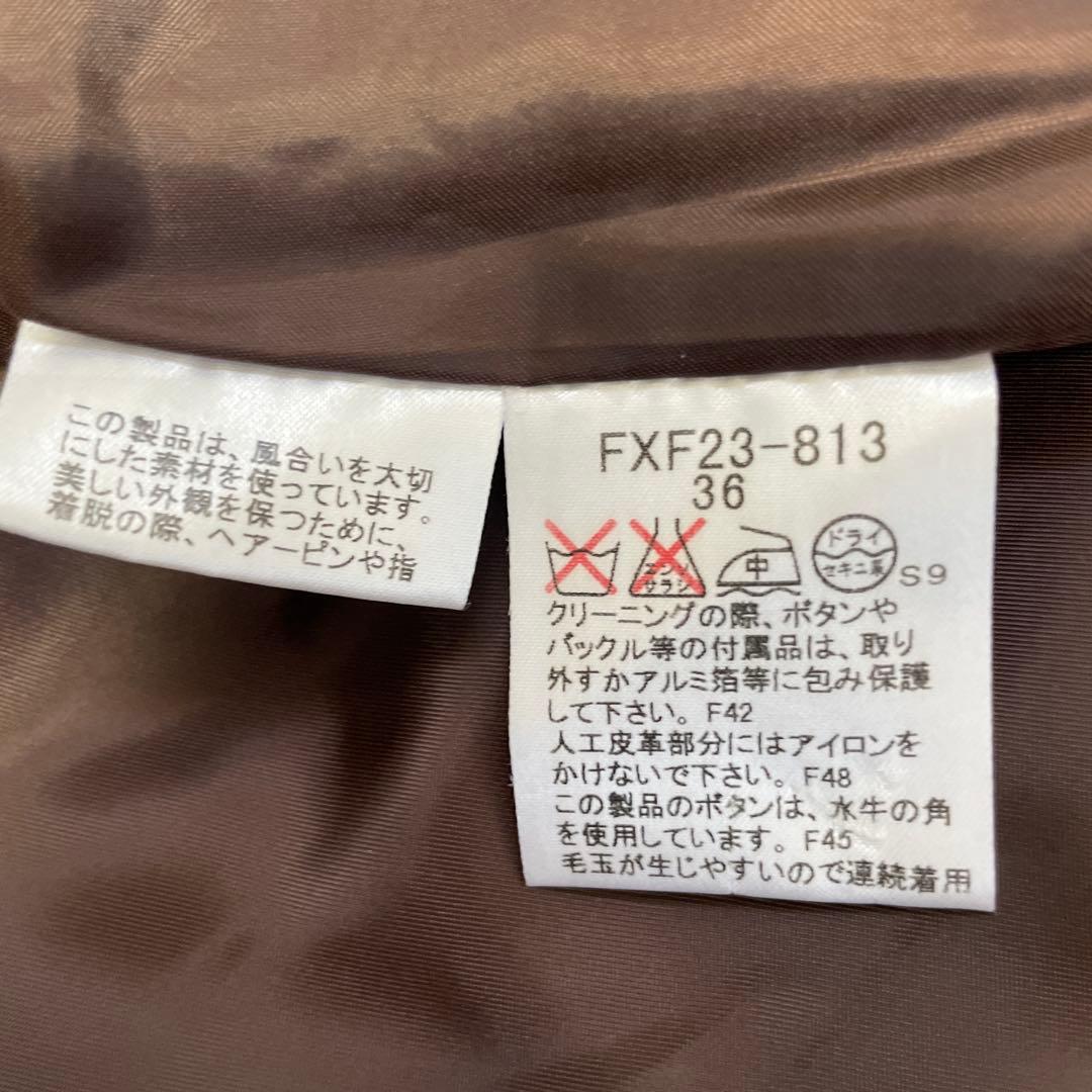 BURBERRY.bluelabel/バーバリー、ラップミニスカート、36サイズ