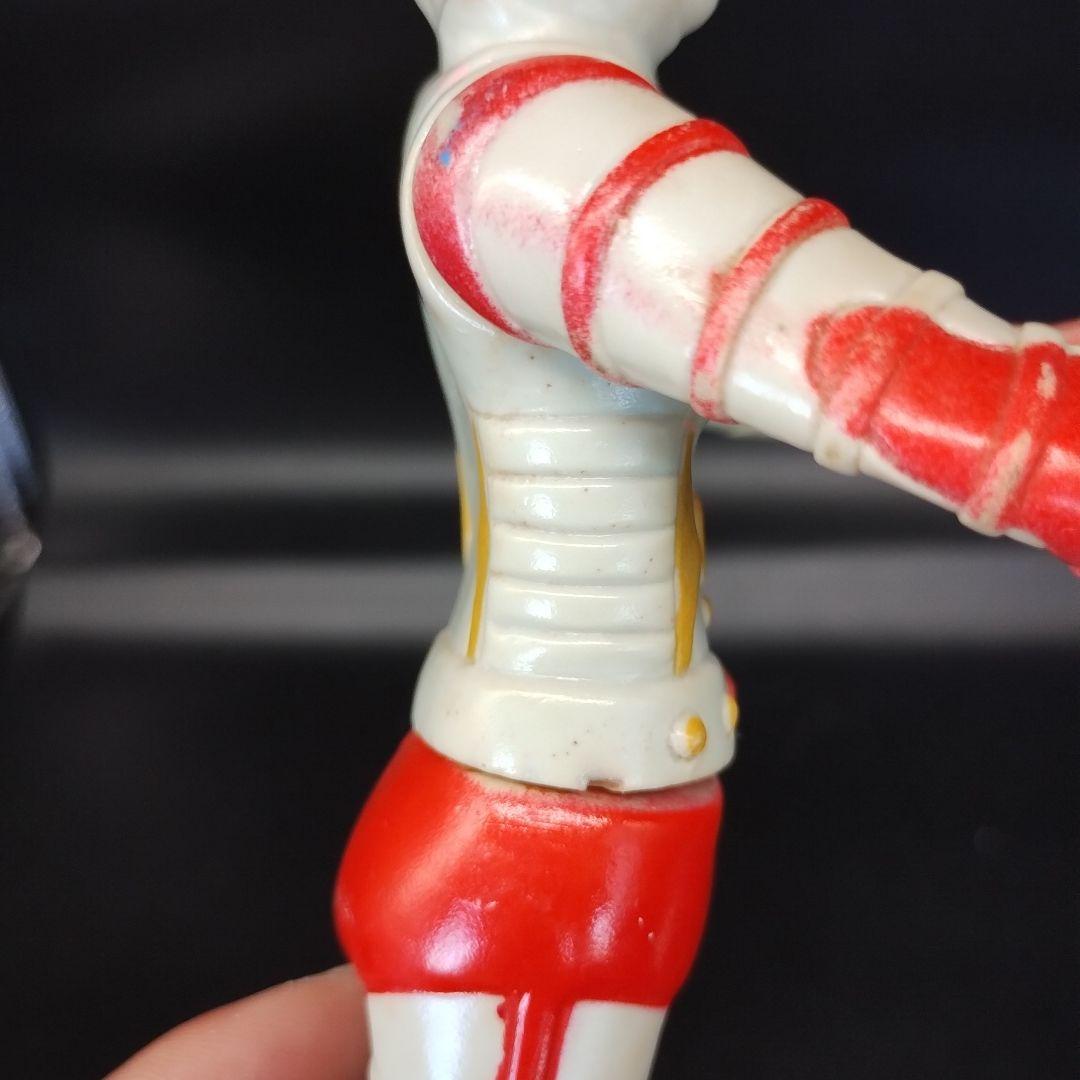 万創　ジャンボーグエース　当時物　美品　昭和レトロソフビ 希少　約20cm