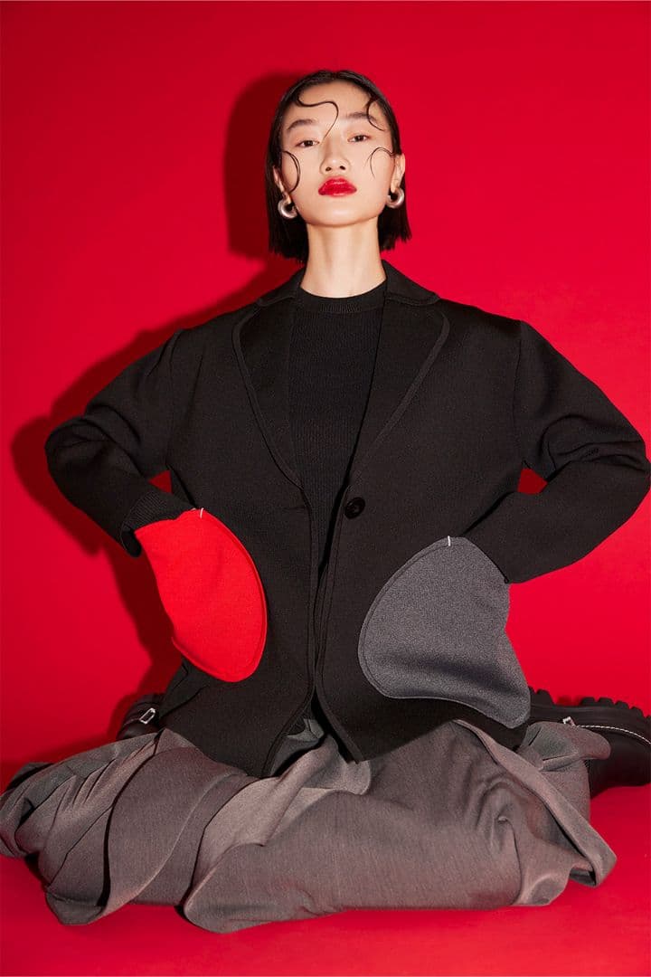 【seyumama プロフ必読下さい】OMMO ニットジャケット ブラック