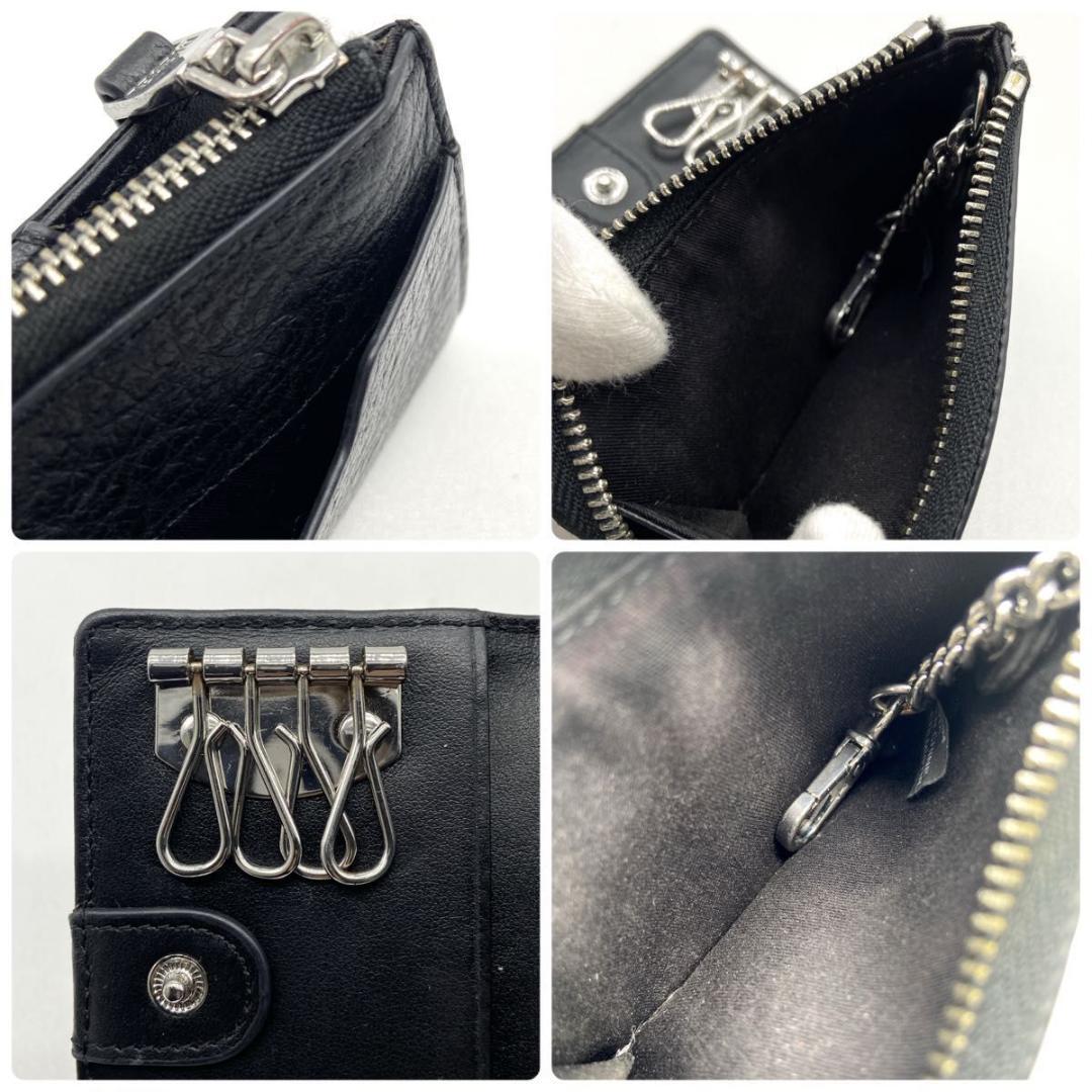 入手困難　極美品✨️ディーゼル　Dロゴ　デカロゴ　キーケース　ケース　黒