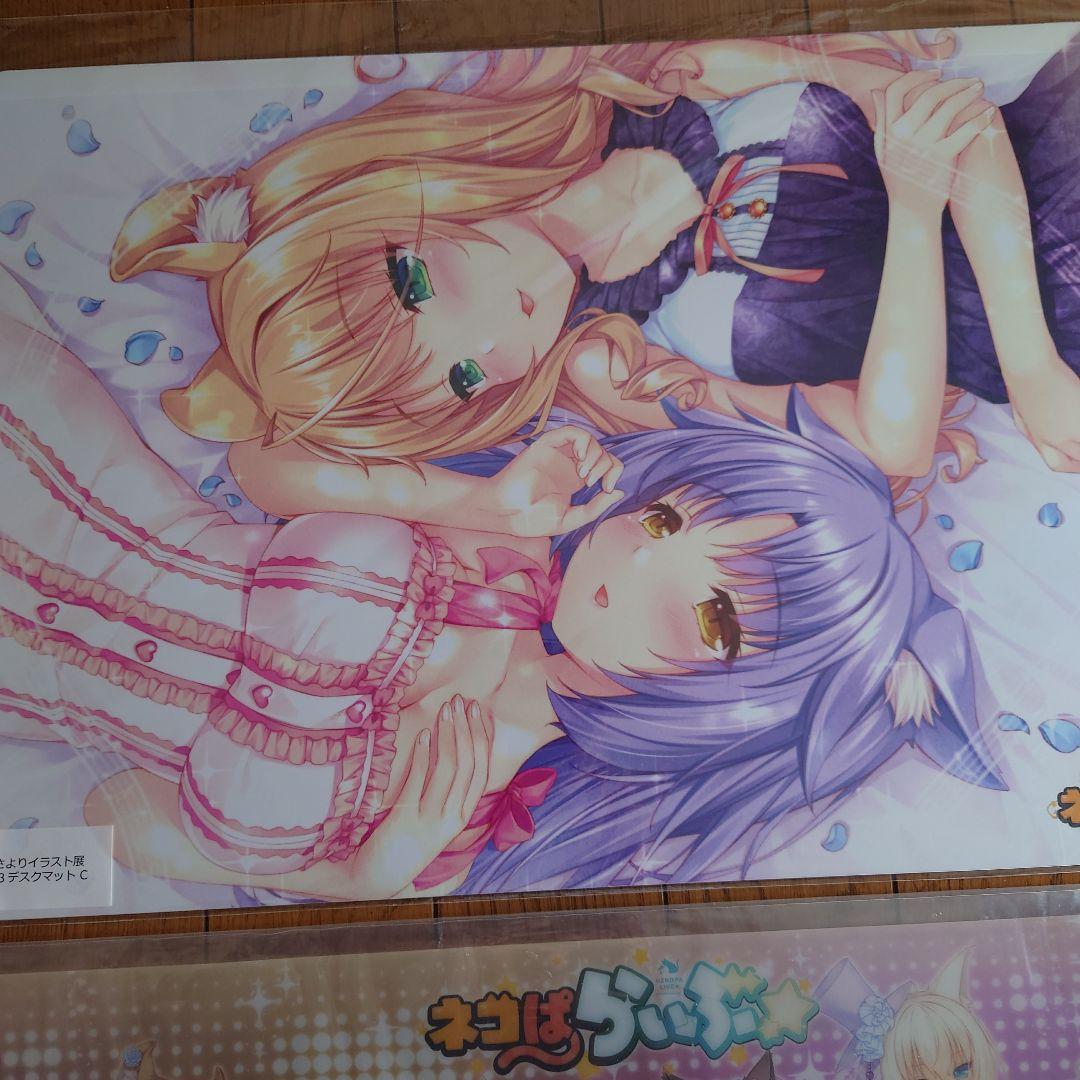 さよりイラスト展　A3デスクマット　メイプル　シナモン