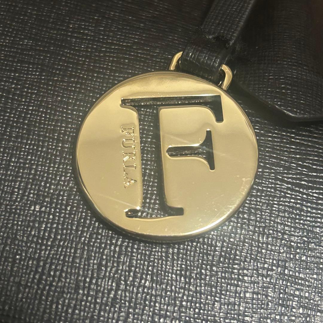 【美品】FURLA テッサ トートバッグ A4 ビジネス スカーフ付き