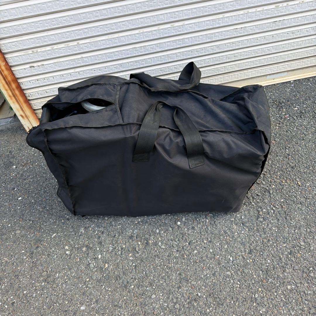 軽量 折りたたみ 介助式車椅子 バッグ付 美品【A-268】