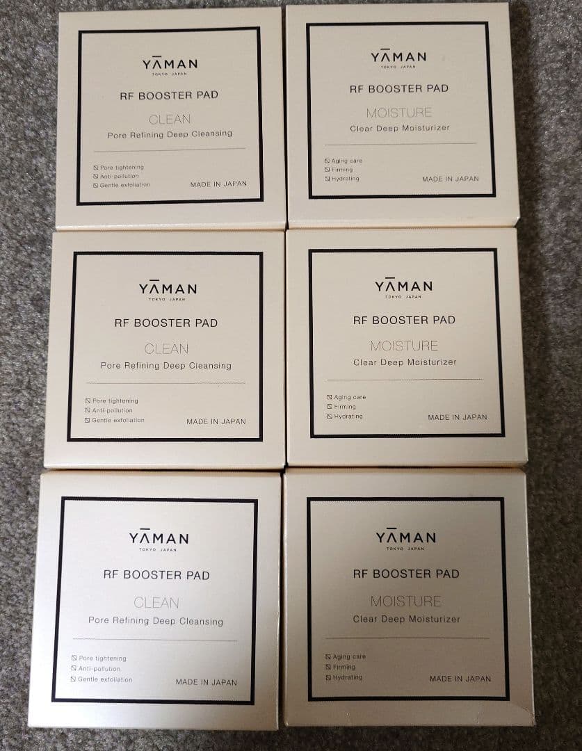 ヤーマン　RF ブースターパッド クリーン＆モイスチャー各3箱