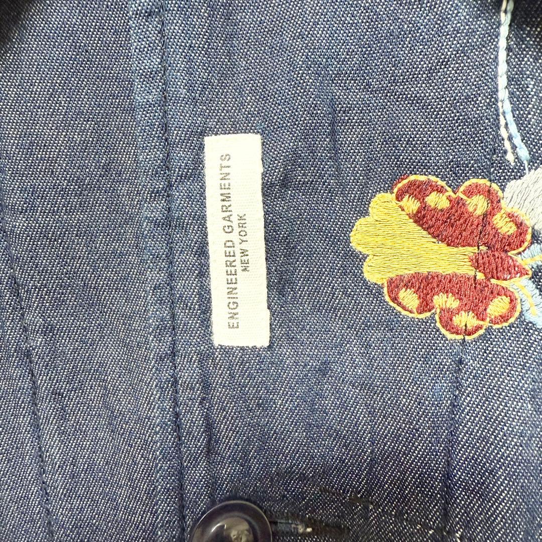 ⚫︎Lサイズ！ENGINEERED GARMENTS デニムフローラルカバーオール