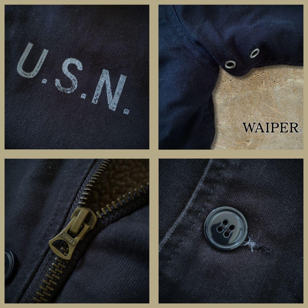 『米海軍』WAIPER.inc(ワイパーインク)N-1デッキジャケット