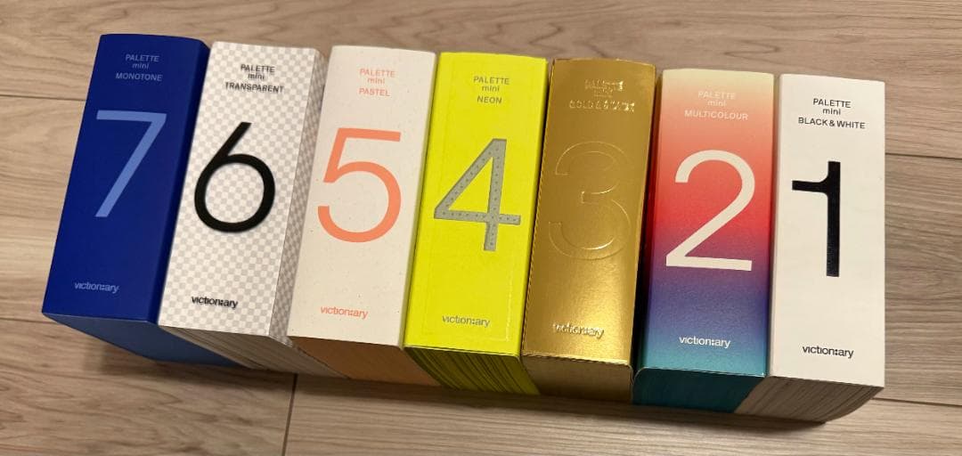 洋書 victionary palette mini 1-7